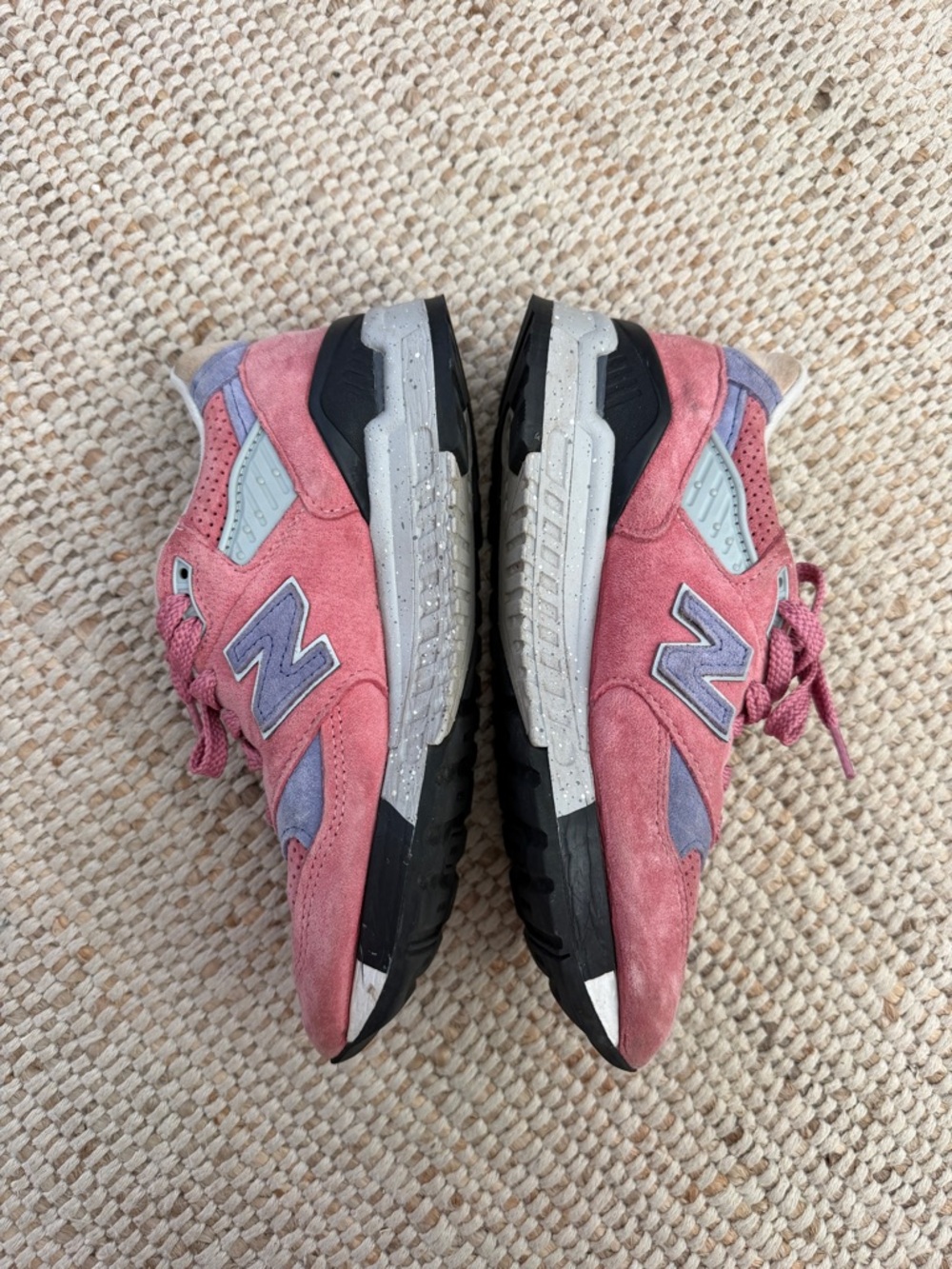 New Balance 998 W998XAA Pink Suede Sneakers Women’s Size 6 – Made in USA - Picture 3 of 8